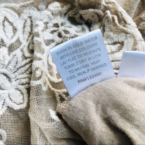 Saga Viscose Spandex Blend Open Front Hippie Boho Lace Cardigan with Pockets, M - Picture 8 of 15